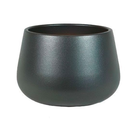 Maceta Para Plantas TEHERAN BASAR, Cerámica, Verde Olivo-mate, 17cm